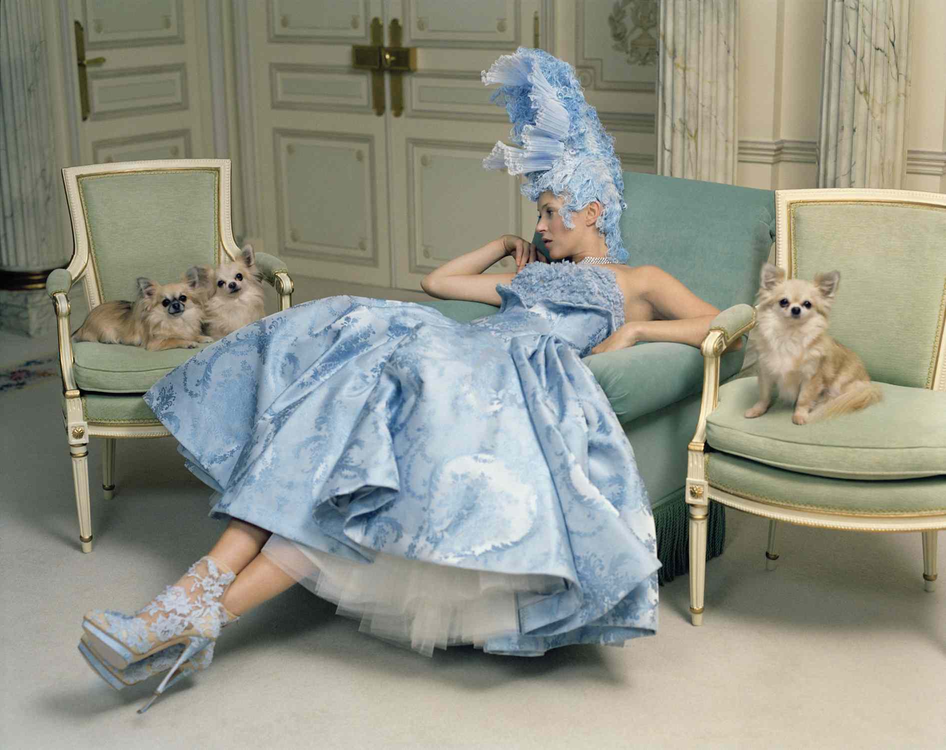 Kate Moss Marie Antoinette Style